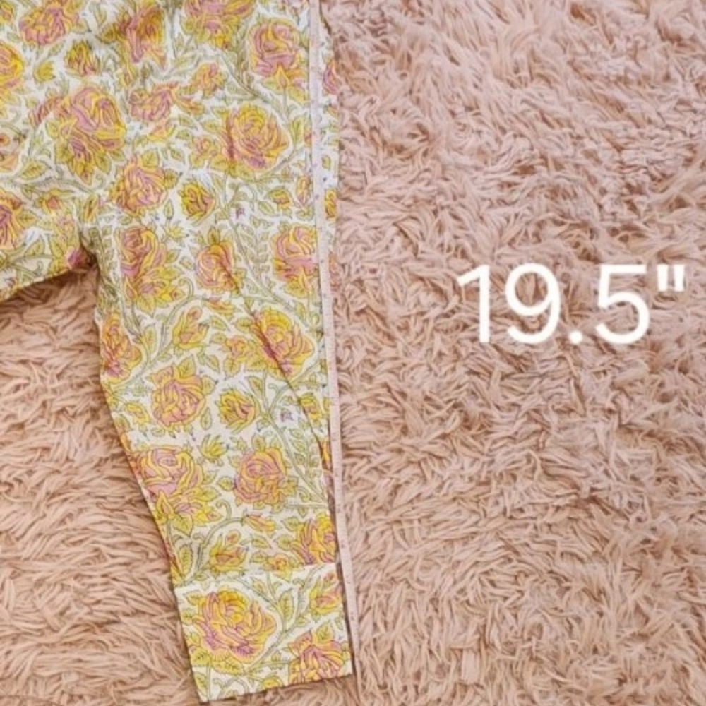 SZ BLOCKPRINTS x J CREW Floral Disco Pants & Shirt Set XS - Picture 11 of 16